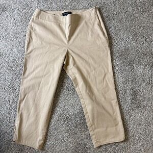 Talbots Women's Heritage Capri Pants Petite Tan Size 8P